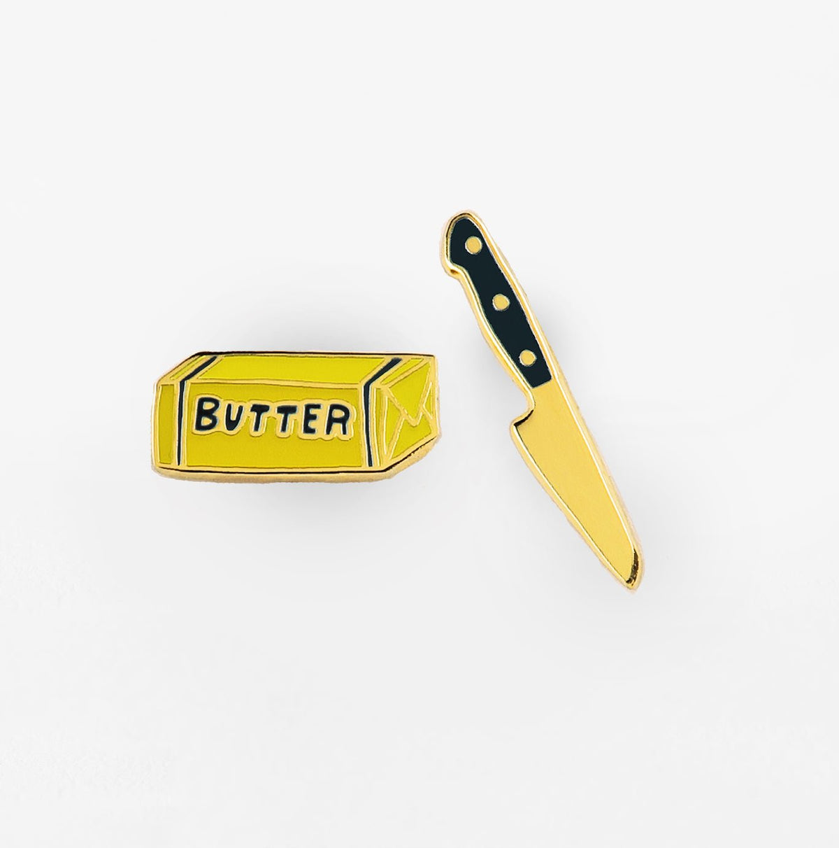 Butter &amp; Knife Earrings - Yellow Owl Workshop