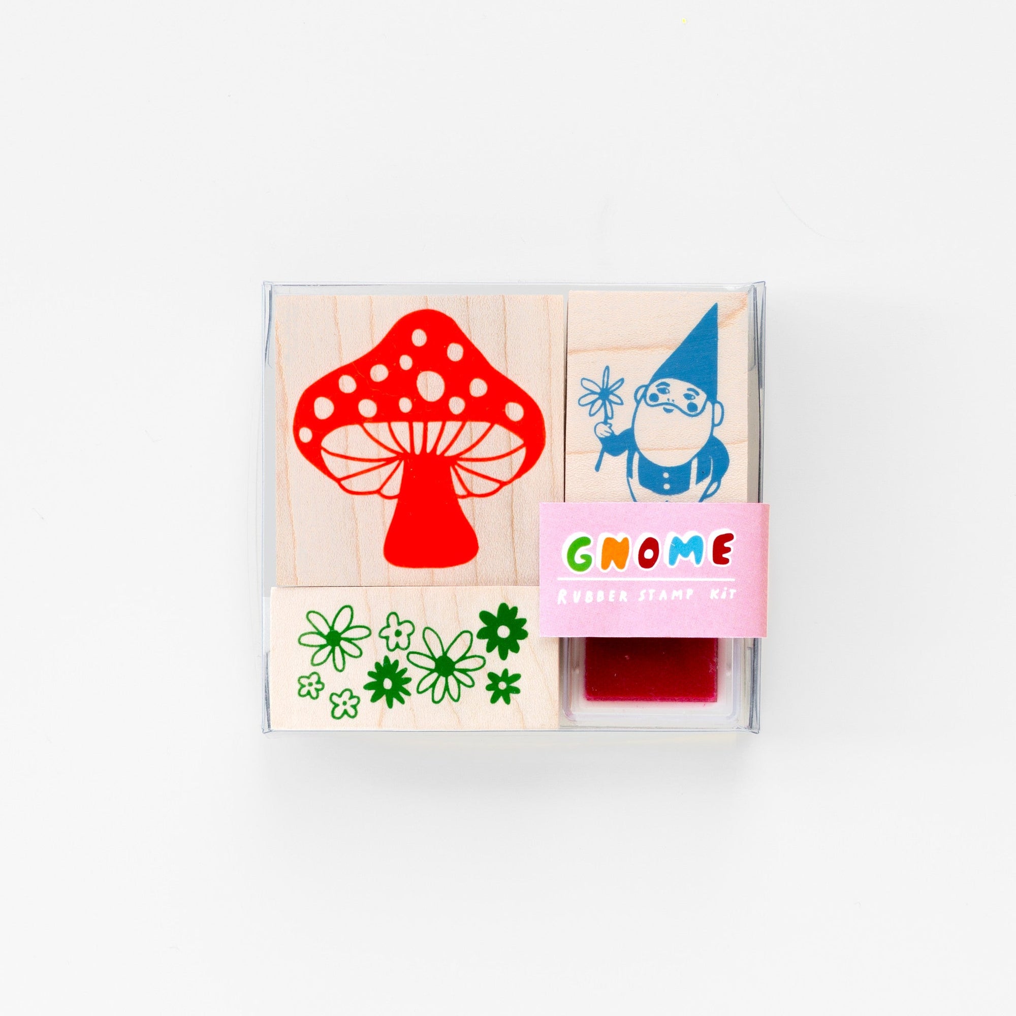Gnome & Mushroom Small Stamp Kit - Yellow Owl Workshop