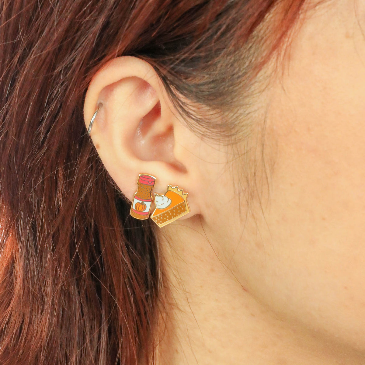 Pumpkin Spice Earrings - Yellow Owl Workshop