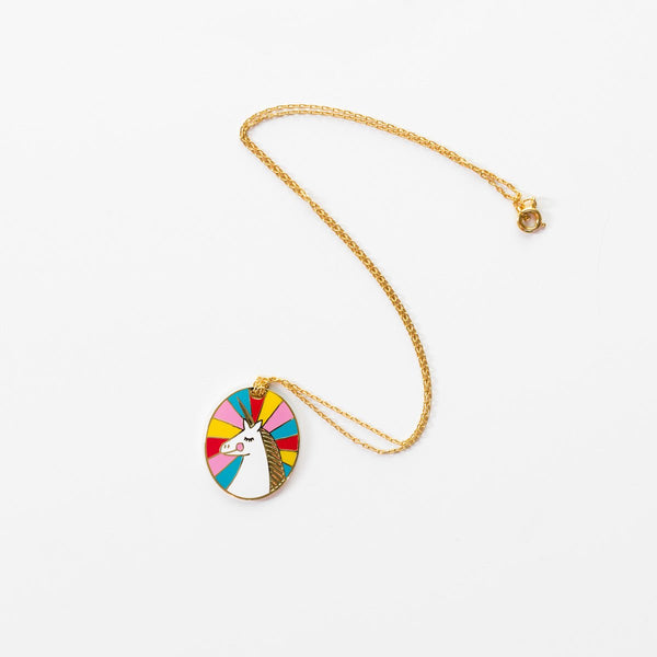 LANG XUAN Unicorn Clavicle Necklace - Gold Plated Friendship Necklace With Meaning Card, Gift For Her - View #5