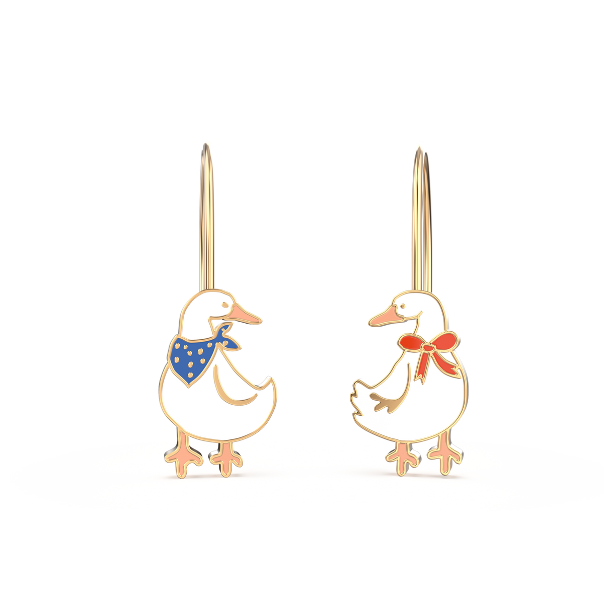 Ducks Drop Earrings