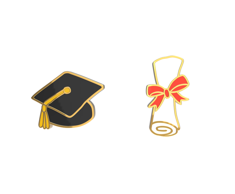 Grad Diploma Earrings