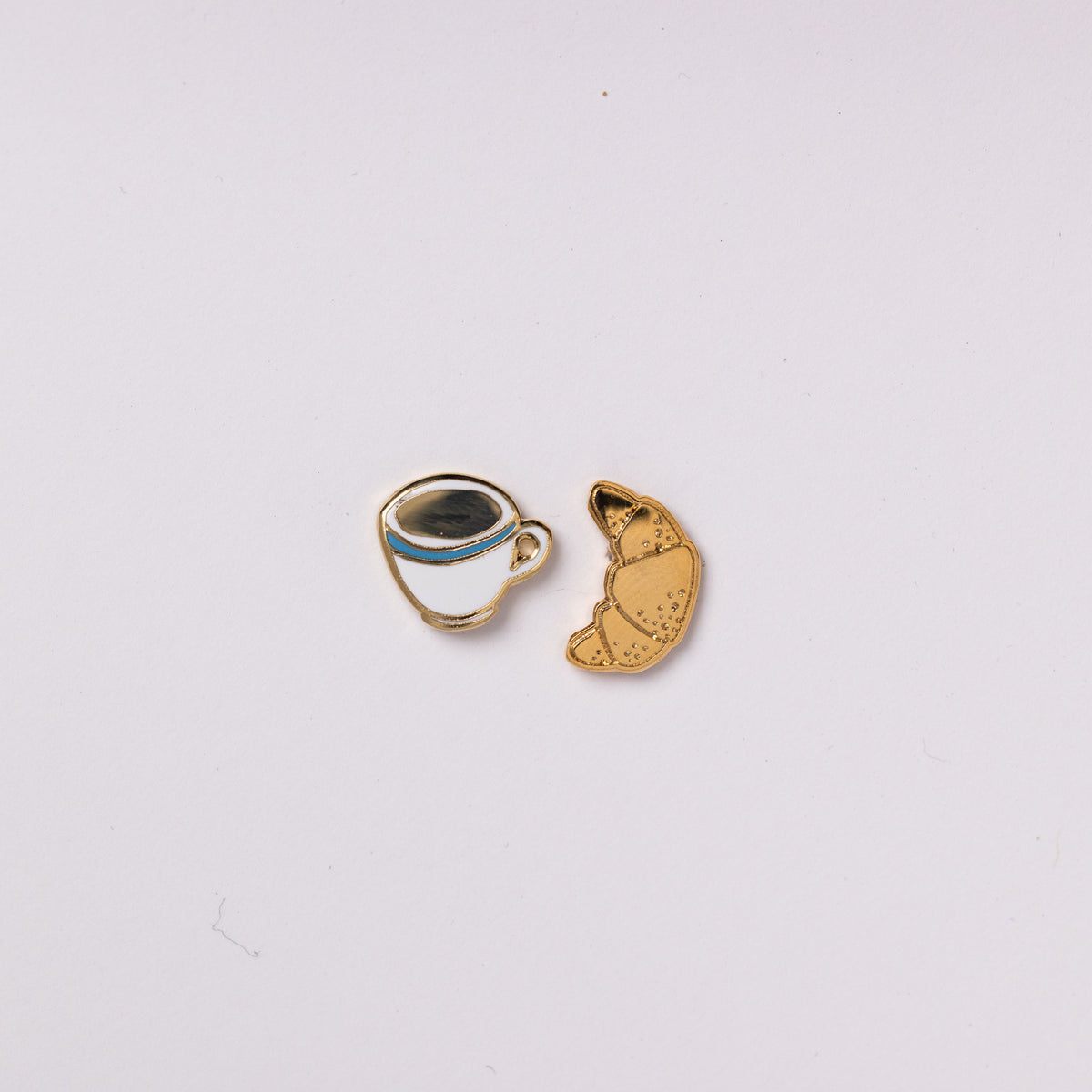 Coffee &amp; Croissant Earrings