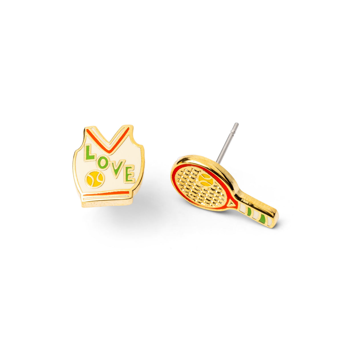 Love Tennis Earrings