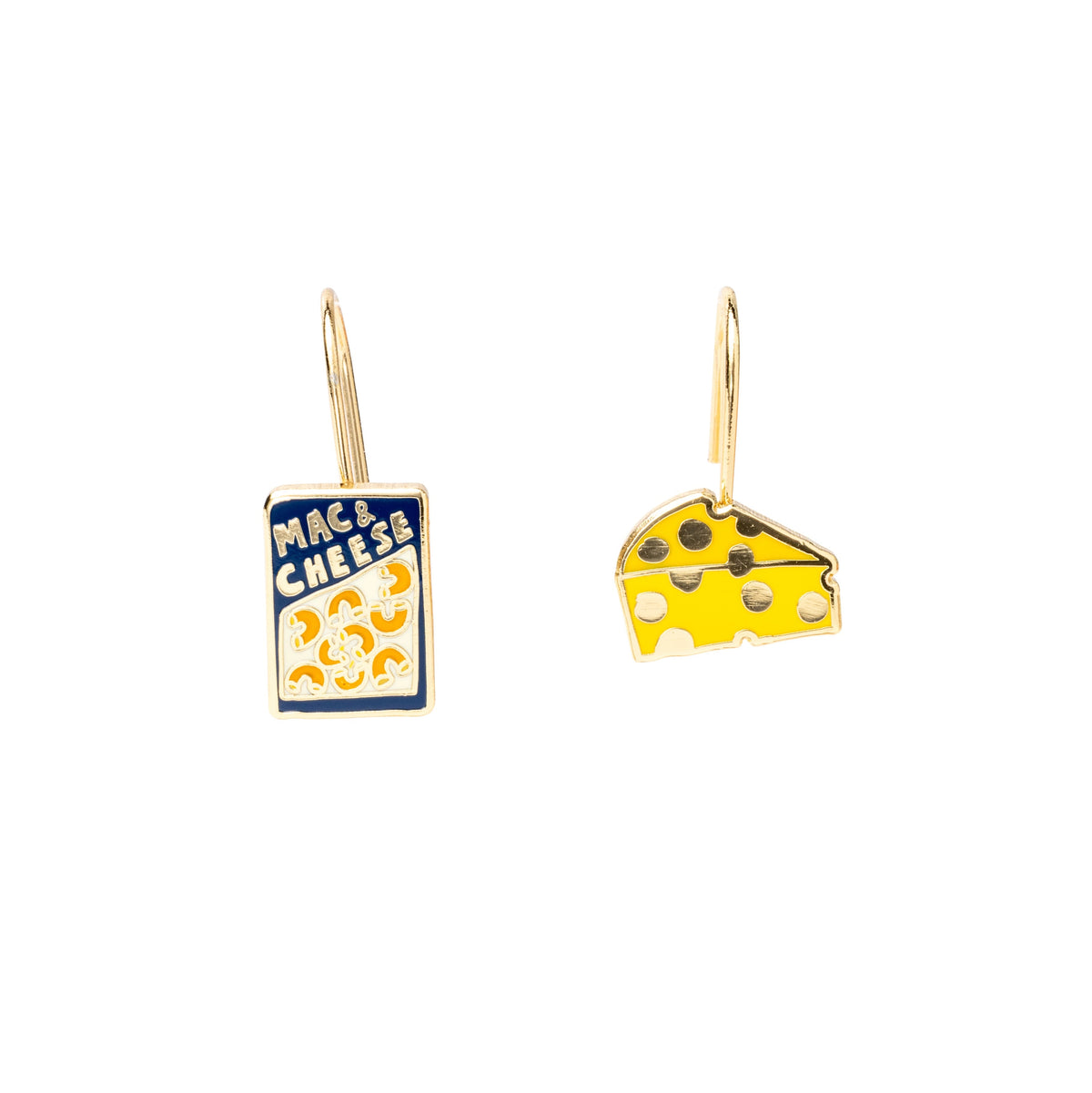 Mac &amp; Cheese Drop Earrings