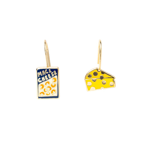 Mac & Cheese Drop Earrings