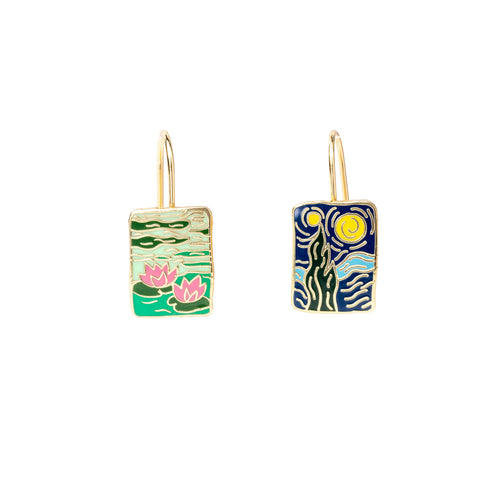 Impressionists Drop Earrings