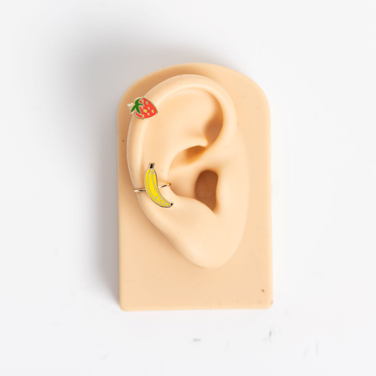 Strawberry &amp; Banana Ear Cuffs