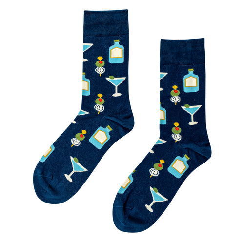 Martini Crew Socks - Large