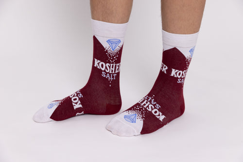 Kosher Salt Crew Socks - Large