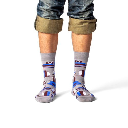 Bookshelf Crew Socks - Large