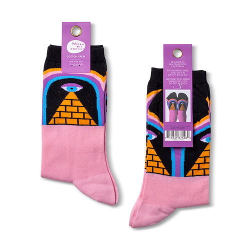 Pyramids Crew Sock - Small