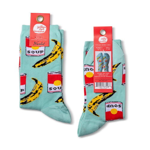 Pop Art Crew Socks - Small