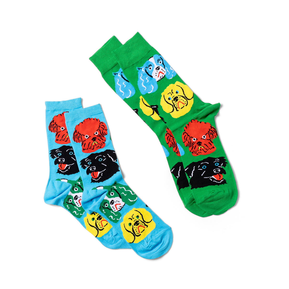 Dogs Socks | Illustrated Dog Crew Socks by Kristina Micotti