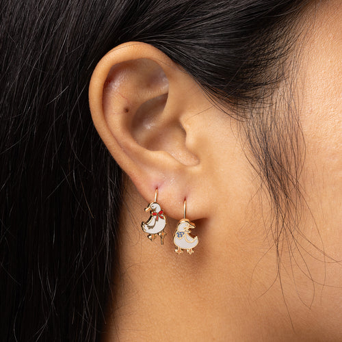 Ducks Drop Earrings