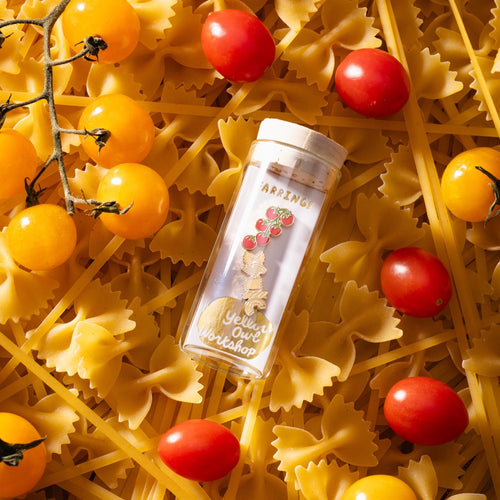 Tomatoes & Pasta Earrings