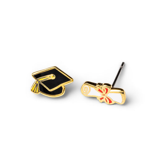 Grad Diploma Earrings