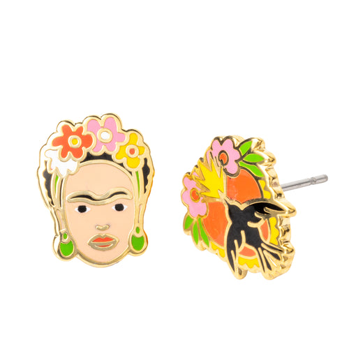 Frida Kahlo & Milagro Earrings