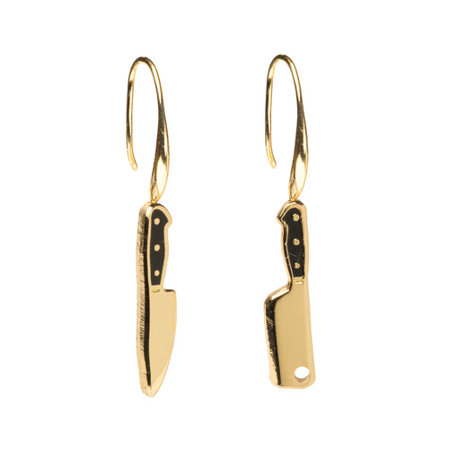 Knife & Cleaver Drop Earrings