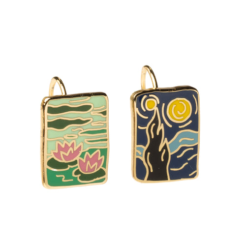 Impressionists Drop Earrings