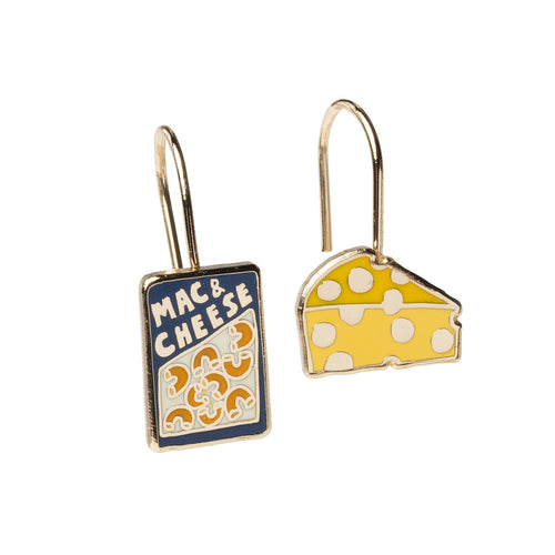 Mac & Cheese Drop Earrings
