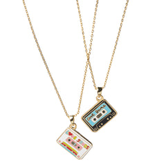 Cool Jams & Love Songs - Double Sided Pendant - Yellow Owl Workshop