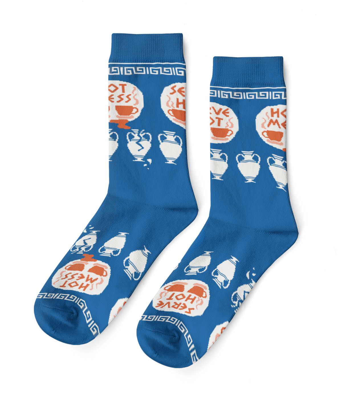 Serve Hot, Hot Mess Crew Socks - Large