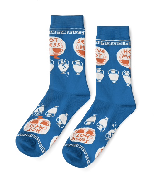 Serve Hot, Hot Mess Crew Socks - Large
