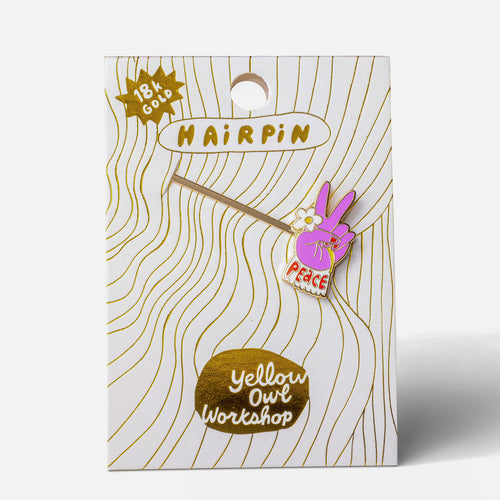 Peace Hairpin