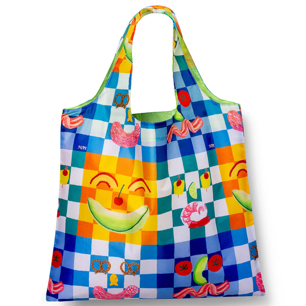 超希少本『GRAPHIS SHOPPING BAG 1』デザイン集 Picnic Art Sack® | Illustrated Picnic Tote Bag by Kristina Micotti