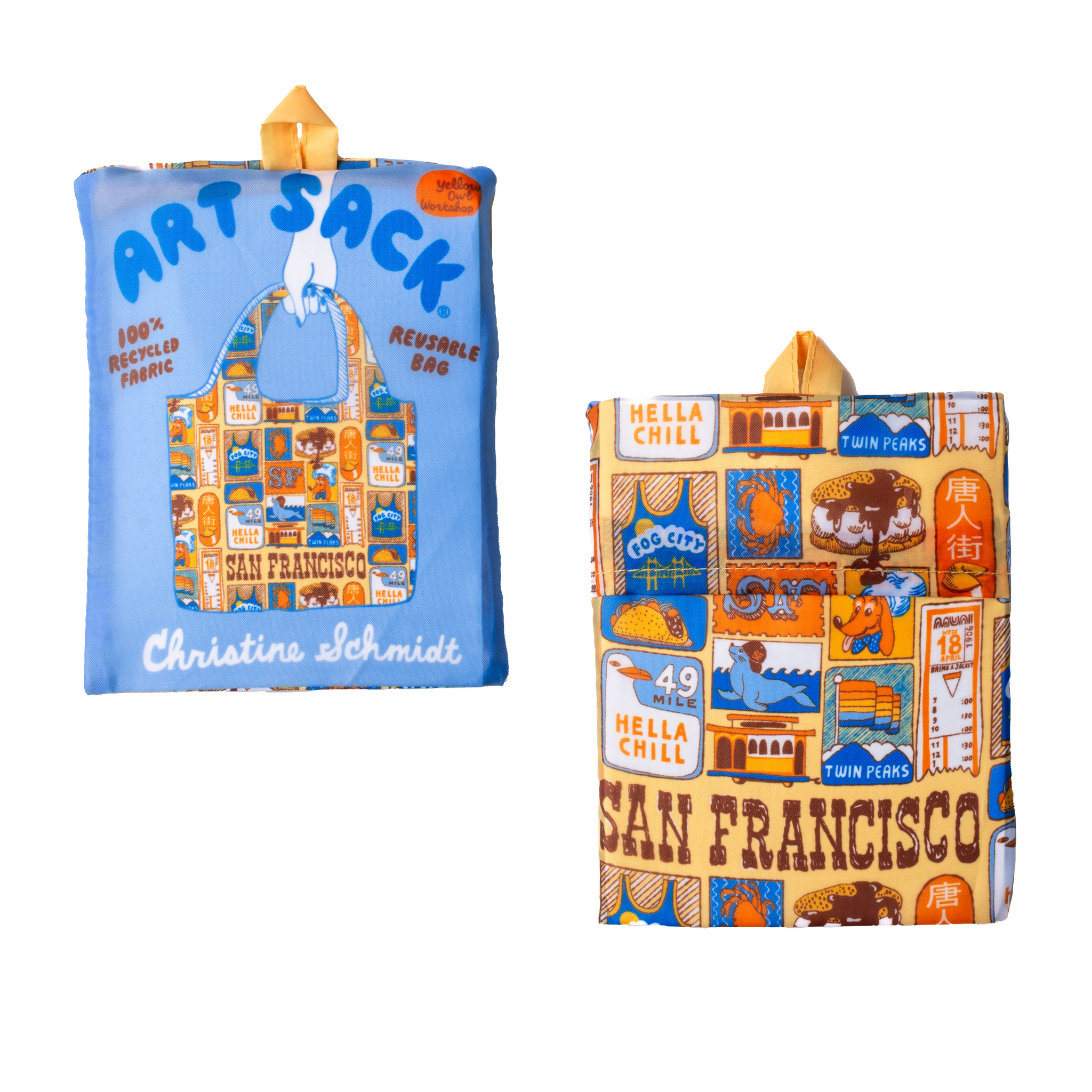 San Francisco Art Sack® | SF Tote Bag by Yellow Owl Workshop