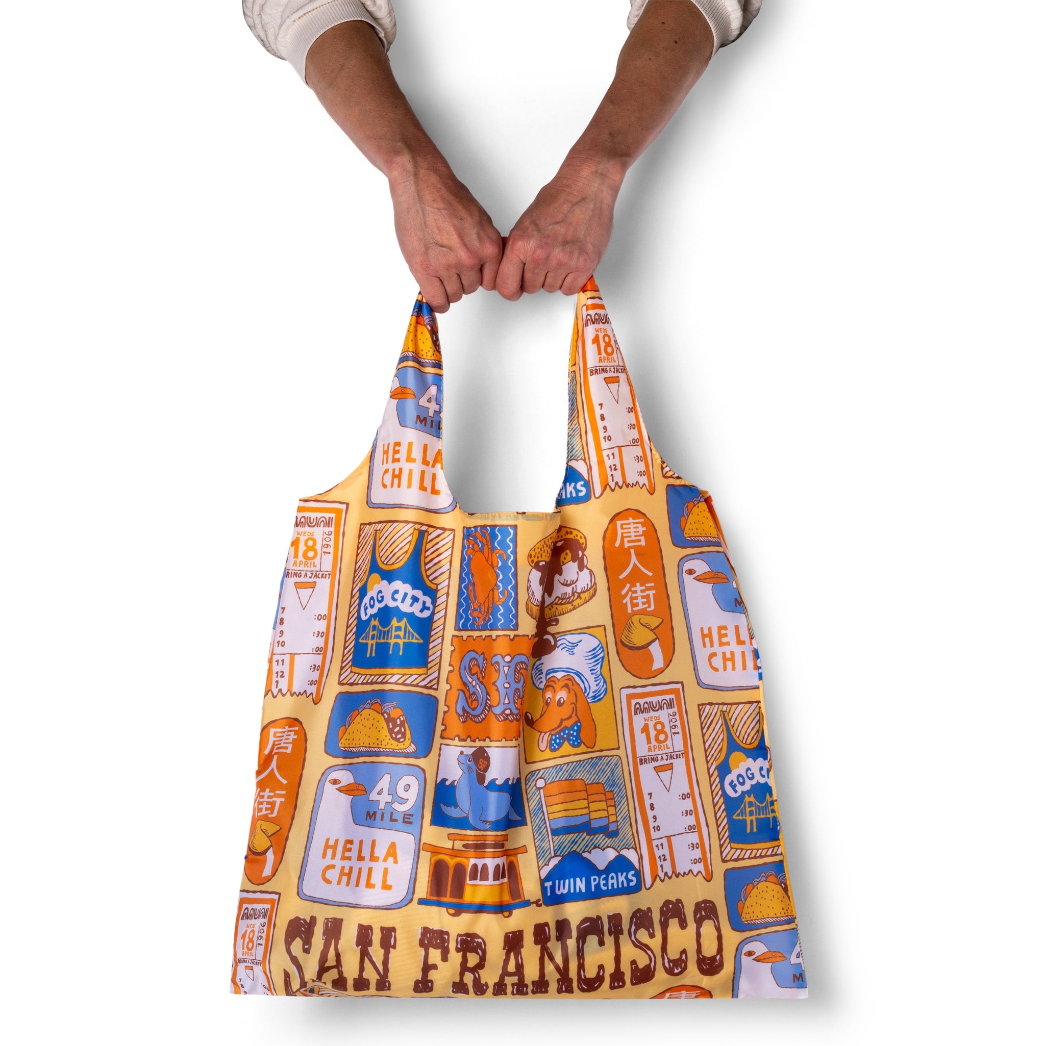 San Francisco Art Sack® | SF Tote Bag by Yellow Owl Workshop