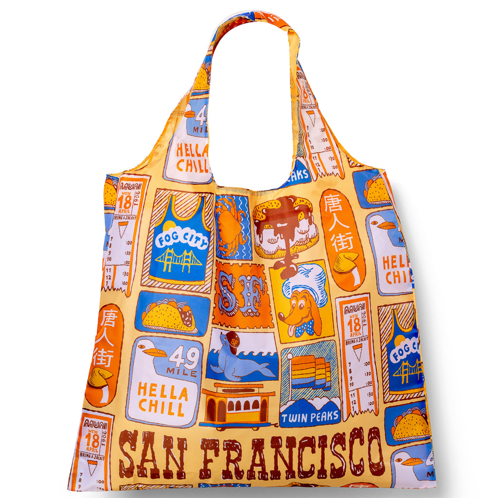 San Francisco Art Sack® | SF Tote Bag by Yellow Owl Workshop