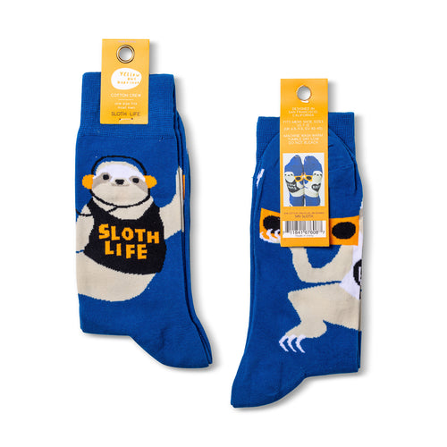 Sloth Life Crew Socks - Men's
