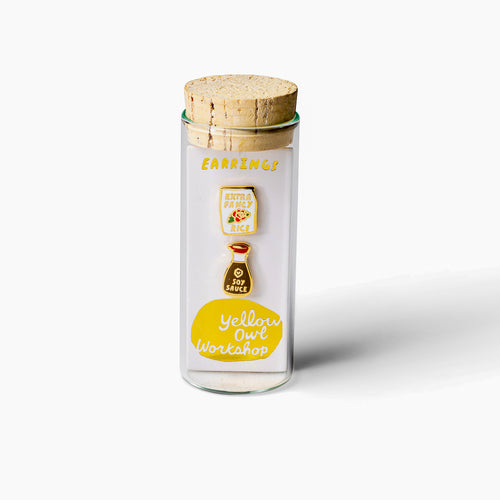 Soy Sauce & Rice Earrings