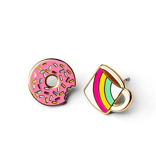 Coffee & Donut Earrings