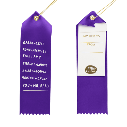 Best Buds - Award Ribbon Card - Yellow Owl Workshop