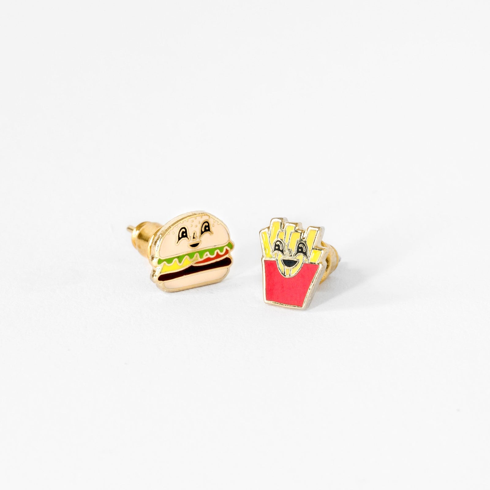 Burger & Fries Earrings - Yellow Owl Workshop