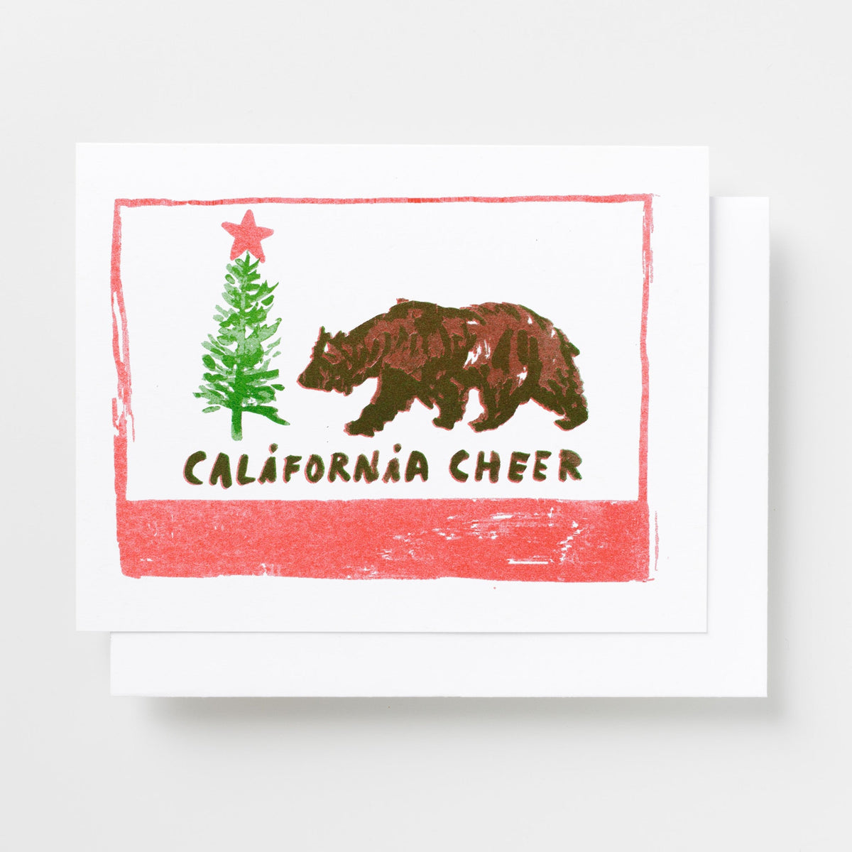 California Cheer - Risograph Card - Yellow Owl Workshop