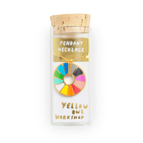 Color Wheel Pendant - Yellow Owl Workshop