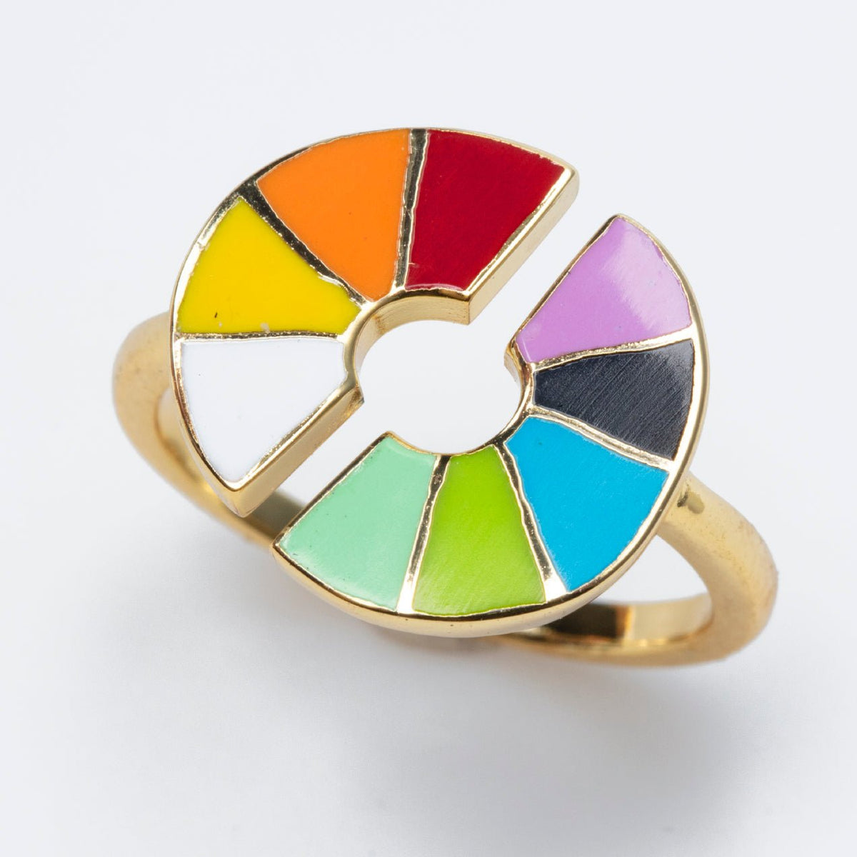 Autmn Color Rings Color Wheel Ring - Yellow Owl Workshop