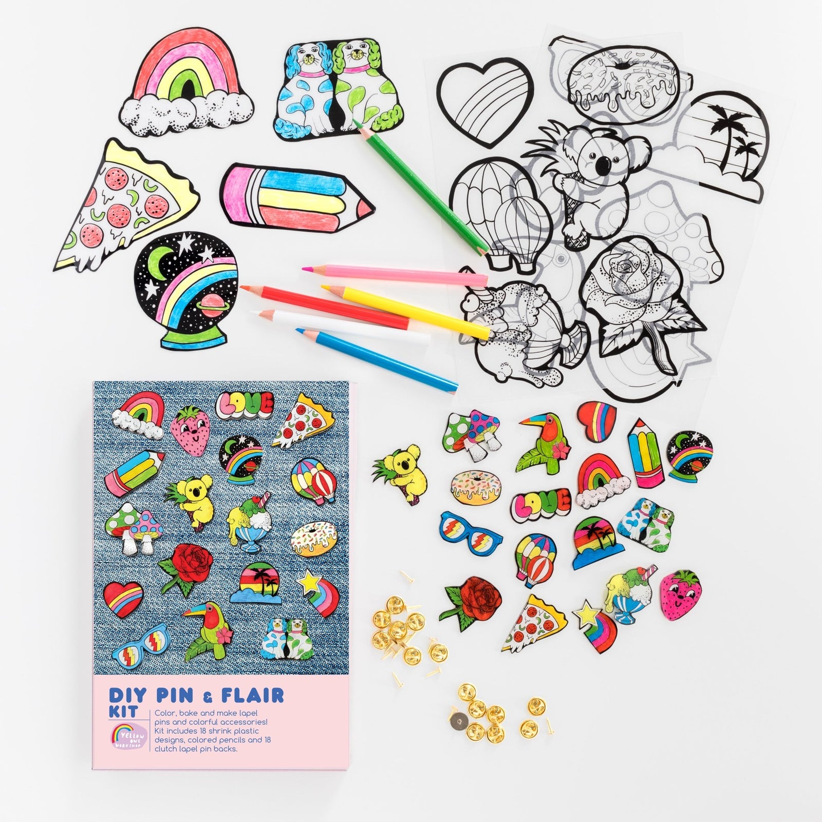 Unicorn & Rainbow Small Stamp Kit
