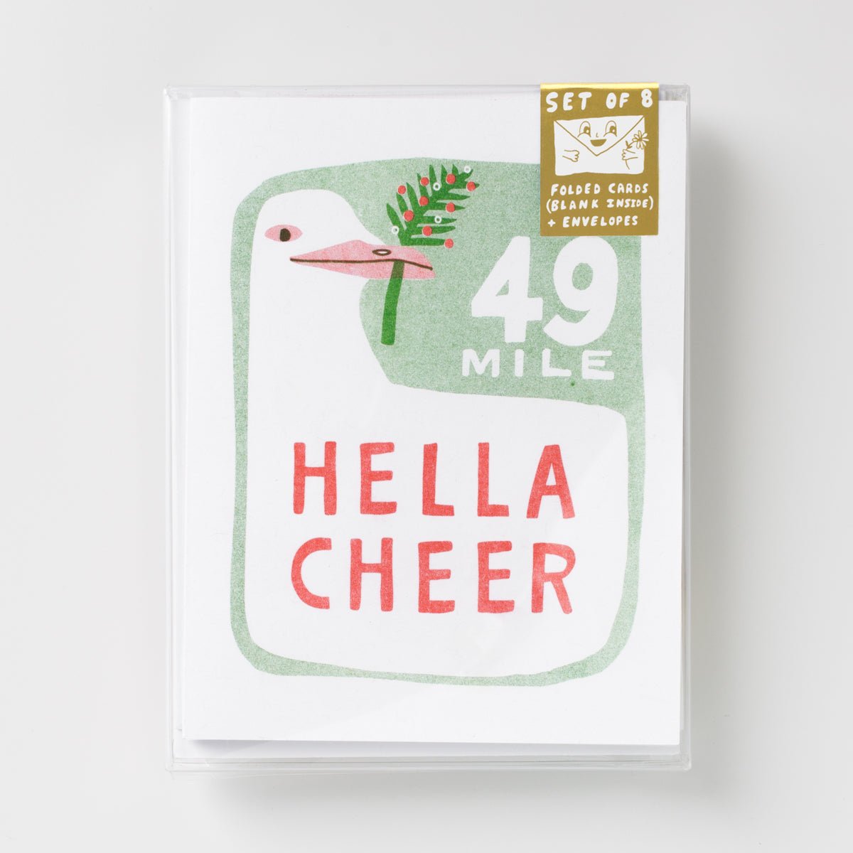 Hella Cheer - Risograph Card Set - Yellow Owl Workshop