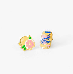Grapefruit Earrings – Valley Cruise Press