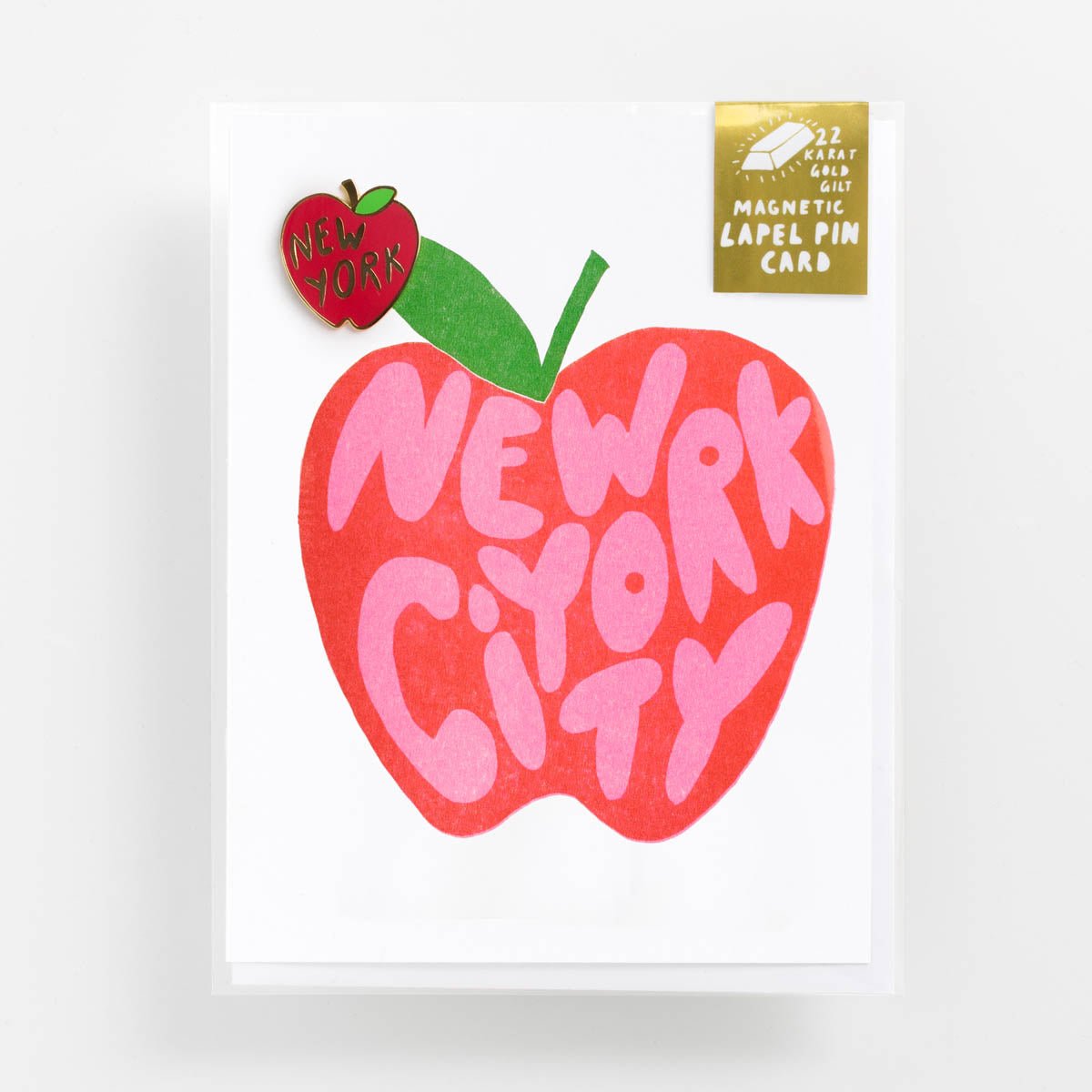 New York City - Lapel Pin Card - Yellow Owl Workshop