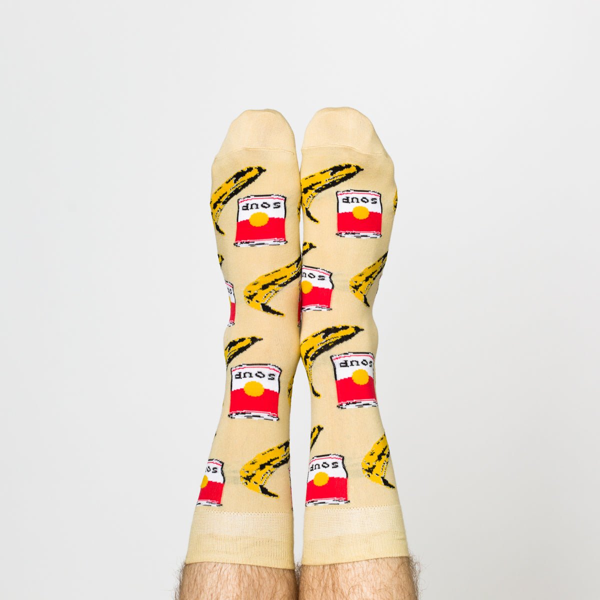 Pop Art Crew Socks - Men&#39;s - Yellow Owl Workshop