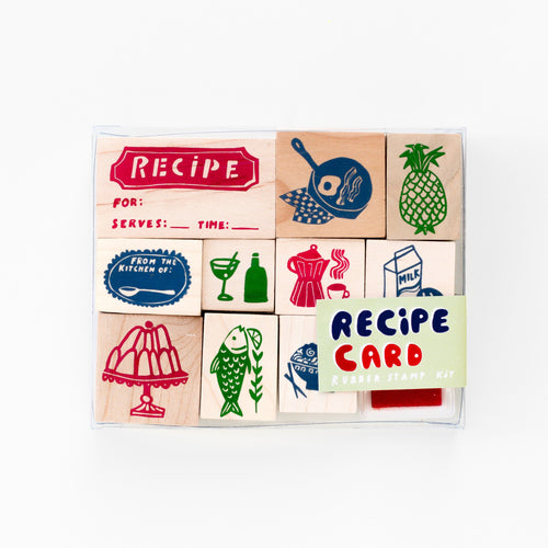 Recipe Card Stamp Kit - Yellow Owl Workshop