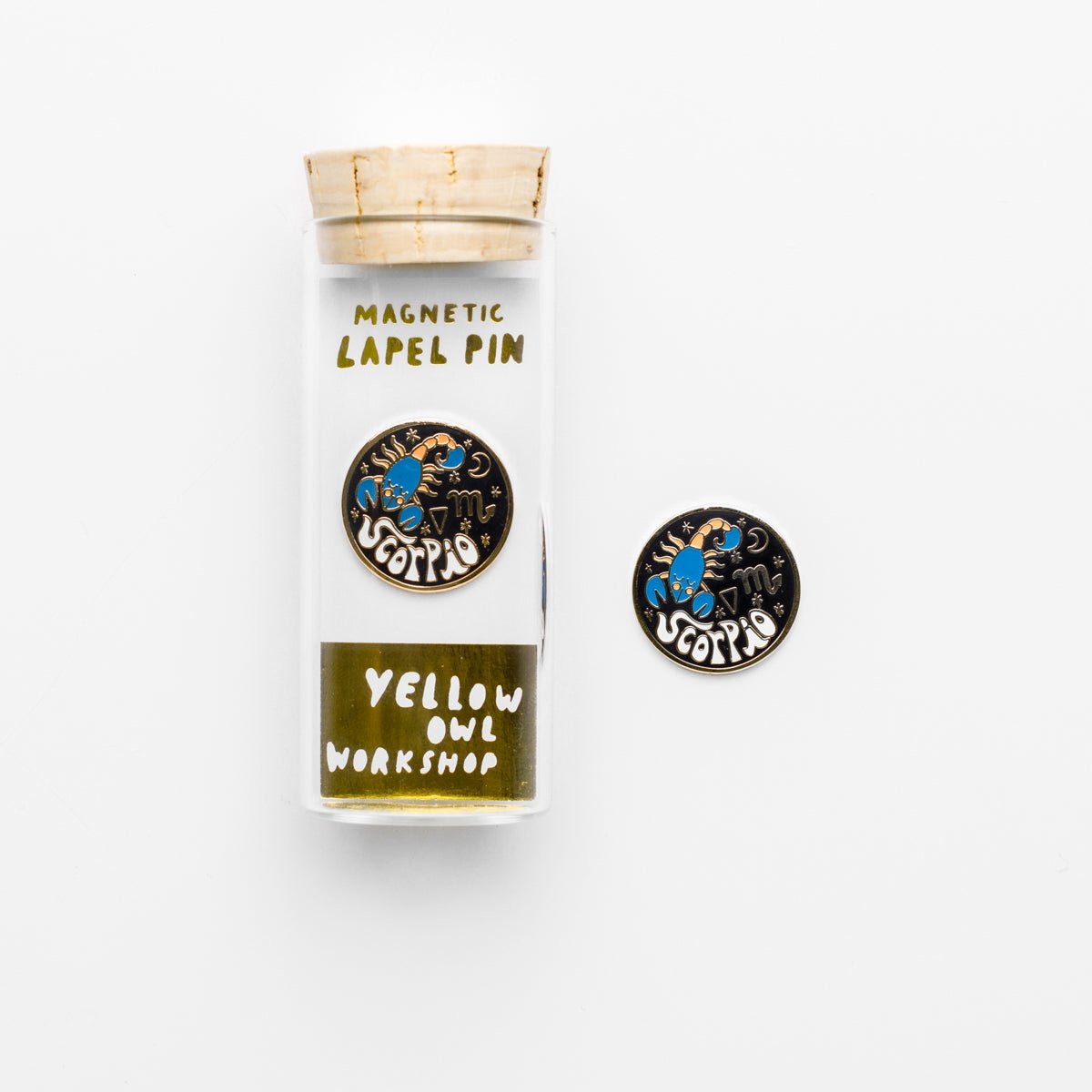 Scorpio Lapel Pin - Yellow Owl Workshop