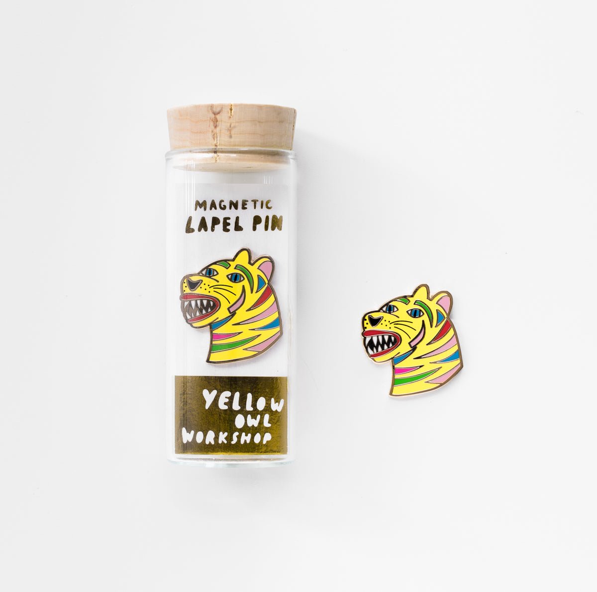 Tiger Lapel Pin - Yellow Owl Workshop