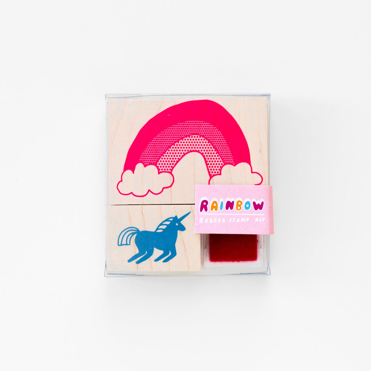 Unicorn &amp; Rainbow Small Stamp Kit - Yellow Owl Workshop